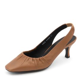 [KUHEE] Sling_back 0001_6cm,4cm_ Sling back Shoes for women with Comfort, Girl's Fashion Shoes, High Heels, Handmade, Sheepskin _ Made in Korea